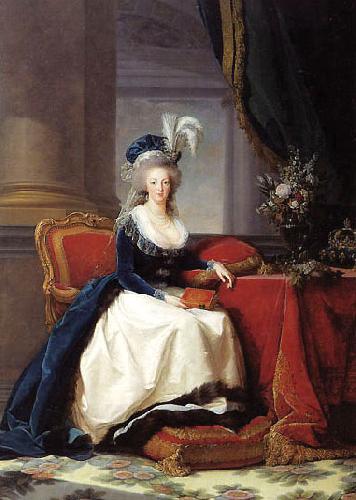 Elisabeth LouiseVigee Lebrun Marie-Antoinette d'Autriche China oil painting art